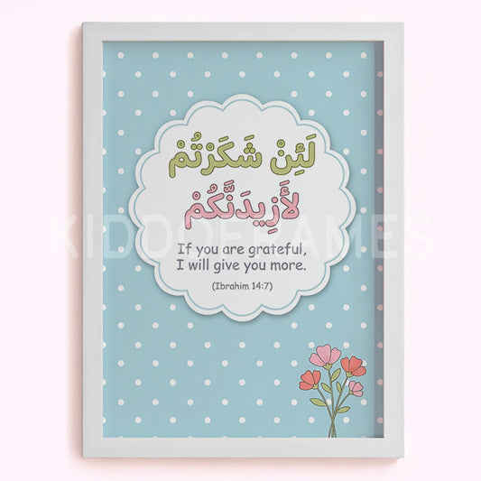 Grateful Hearts Bloom: Polka Dot Joy