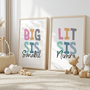 Set of 2: Big Sis & Lit Sis